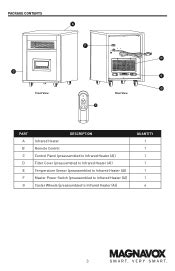 Need A Fan Motor For A Magnavox Infrared Quartz Heater Modol# Mvh-2000 | Magnavox MVH-2000 Support