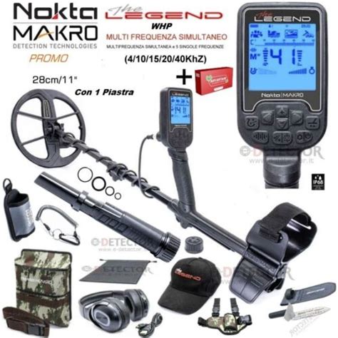 Nokta Makro The Legend Whp Piastra Cuffia B T Kit Advantage Con