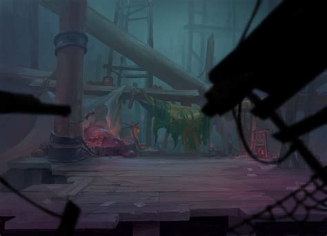 ArtStation Ruined King Combat Backgrounds Bilgewater Grace Liu