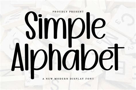 Simple Alphabet Font Free by finsflow | Nov, 2024