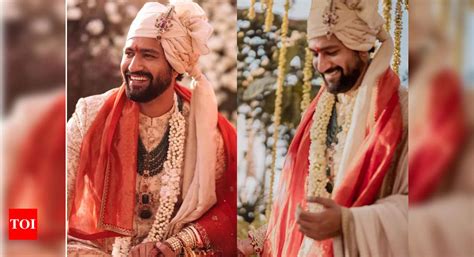 Outfit Details Of Groom Vicky Kaushal Times Of India