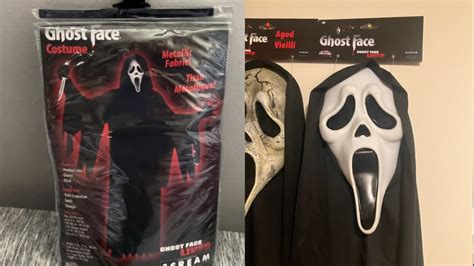 Scream Th Anniversary Costume E U Ghostface Mask Unboxing