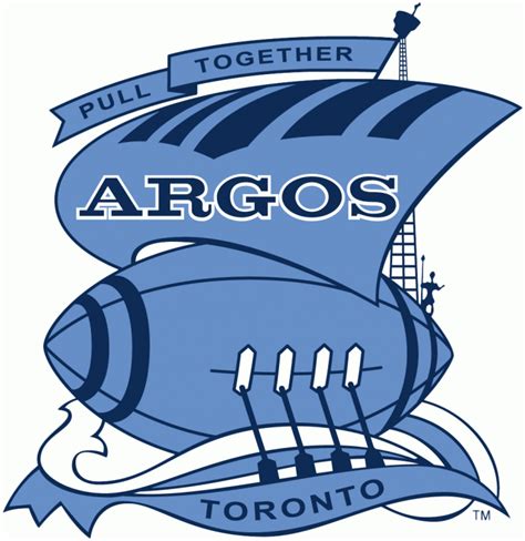 Toronto Argonauts Logo Primary Logo Canadian Football League Cfl