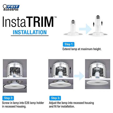 Feit Electric Inch Instatrim Adjustable Neck Recessed Led Downlight