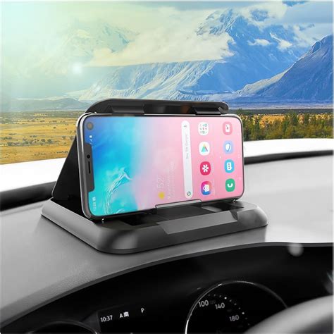 Jnnj Support De T L Phone Voiture En Silicone Pour Tableau Bord