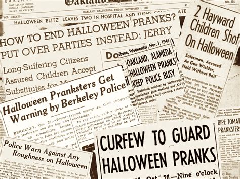 Halloween was once a chaotic night of pranks and violence in the East Bay