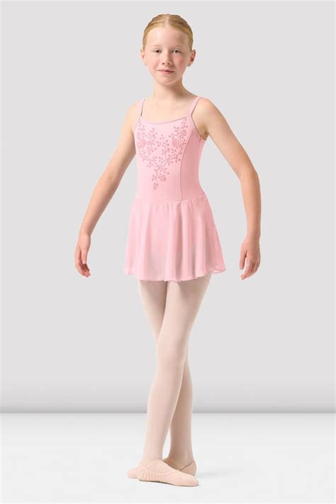 Girls Alora Camisole Skirted Leotard Pink Bloch Dance Us