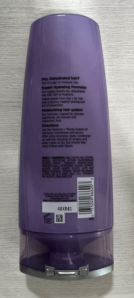 LOréal Paris Elvive Hyaluron Plump 72H Hydrating Conditioner Dry Hair