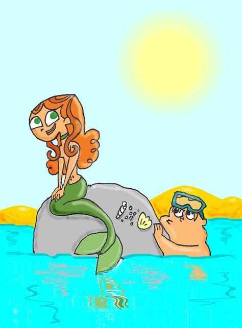 izzy as mermaid :with owen: by izzyfan119 on DeviantArt