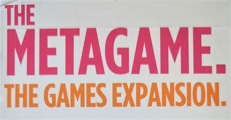 The Metagame: The Games Expansion | Board Game | BoardGameGeek