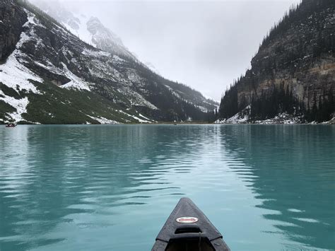 View from the boat Lake Louise Banff - National Park Canada. #hiking # ...