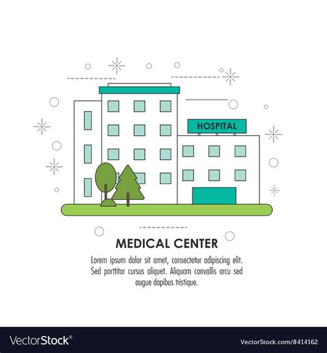 Medical center Royalty Free Vector Image - VectorStock