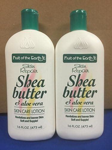 Fruit Of The Earth Aloe Vera Skin Care Lotion 16 Oz 2 Pack Triple Action Formula