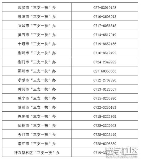 2023年湖北省三支一扶计划招募简章