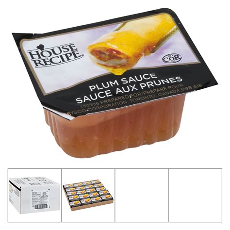 House Recipe Classic Plum Sauce Cup 100x28g 023ea