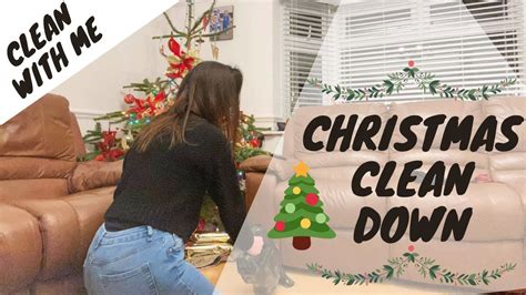 Clean With Me Christmas Clean Down 2021 Kate Berry Youtube