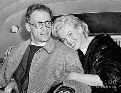 Marilyn Monroe And Husband Arthur by New York Daily News Archive