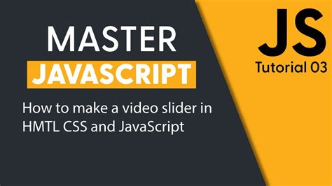 How To Make A Video Slider Using Html Css And Javascript Youtube