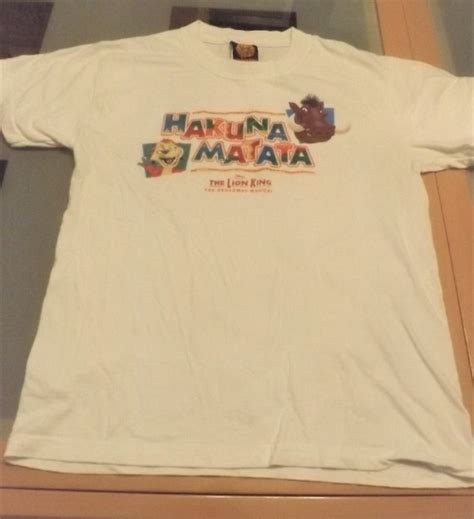 Vintage Official Lion King Hakuna Matata T Shirt Ch Gem