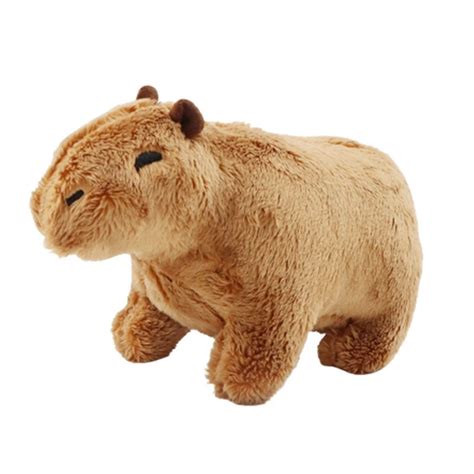 18cm simulação capybara animais de pelúcia brinquedo de pelúcia fofo