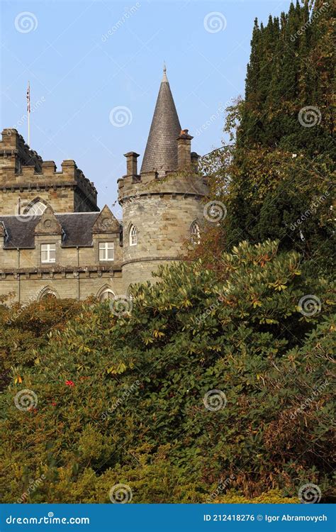 The Inverary Castle Scotland Editorial Photo Image Of Travel Park