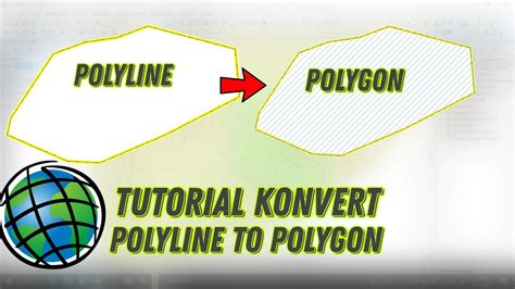 Cara Konversi Polyline Ke Polygon Di Arcgis Youtube