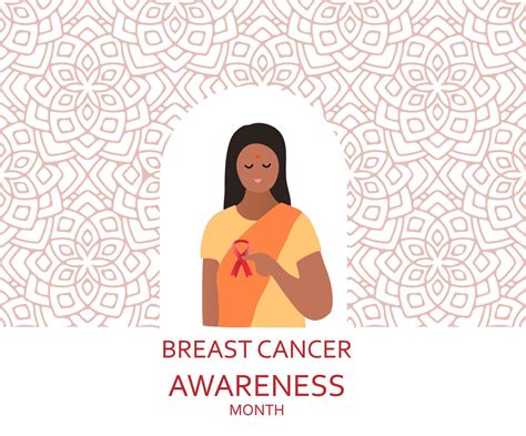 Breast Cancer Awareness Infographics Vector Illustration Layout