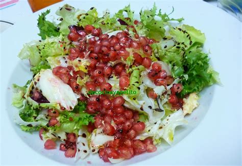 Cocinando Con Vicky Recetas De Cocina ENSALADA DE GRANADA Y ESCAROLA