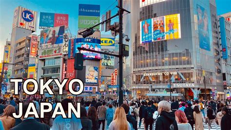 4k Tokyo Japan Shibuya Evening Walking Tour 渋谷 東京の散歩2021