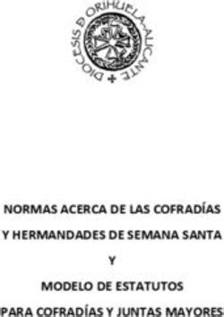 Normas Acerca De Las Cofrad As Y Hermandades De Semana Santa Y Modelo