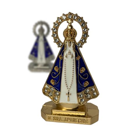 Nossa Senhora Aparecida Metal P Painel Carro Dupla Face Shopee Brasil