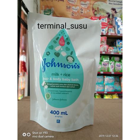 Jual Johnsons Milk Rice Refill Ml Indonesia Shopee Indonesia