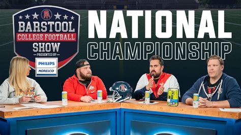 Barstool College Football Show Presented By High Noon Championship Preview Youtube