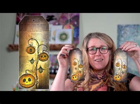 Autumn Pumpkin Tag By Tracey Dutton A Lavinia Stamps Tutorial Youtube