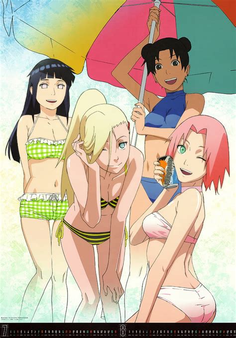 Hd Wallpaper Anime Girls Bikini Haruno Sakura Hyuuga Hinata Naruto Shippuuden Wallpaper Flare