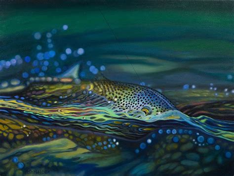 Fly Fishing Art Prints Paintings Ad Maddox Artist