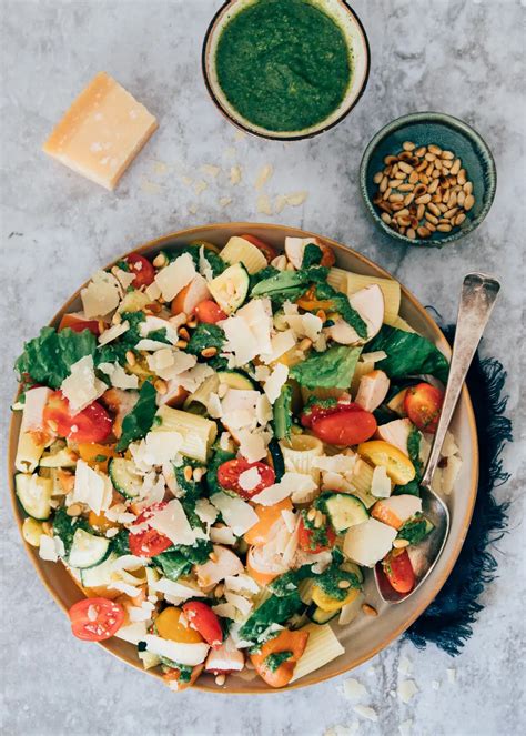 Pastasalade Met Kip En Pesto Uit Paulines Keuken