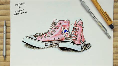 How To Draw Converse Step By Step