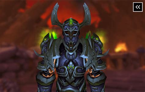 Wow Guerrier Saison 4 Transmog Armure Boost