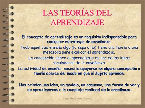 Ppt Las Teor As Del Aprendizaje Powerpoint Presentation Free