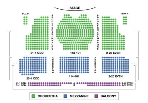 Walter Kerr Theatre Seating Chart | Hadestown | TickPick