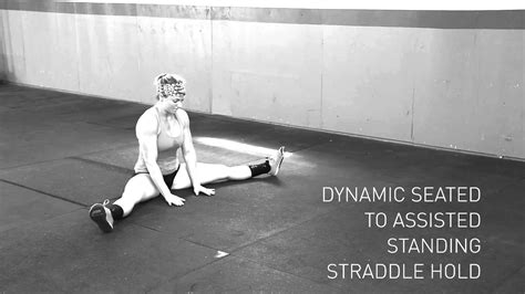 Dynamic Seated To Assisted Standing Straddle Hold Youtube