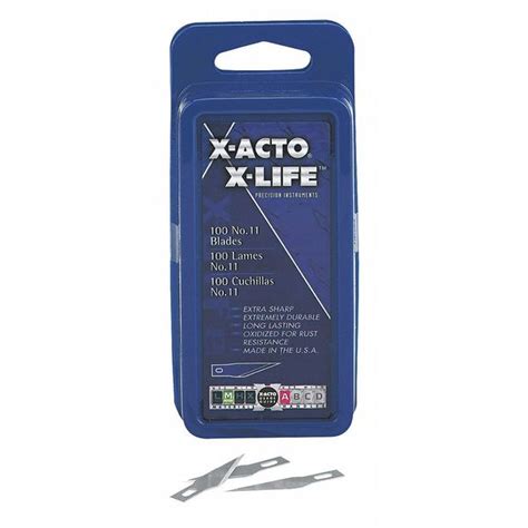 X Acto Bulk Pack Blade X Acto Knives 11 Pk100 X611 Zoro