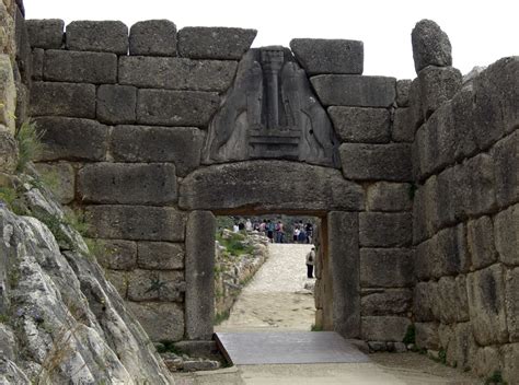 Micenas Puerta de los leones Guia turística de Grecia