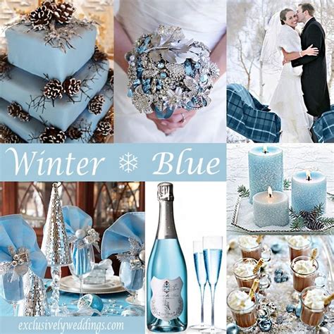 Silver And Ice Blue Wedding Theme