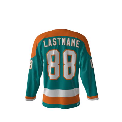 Tropics Teal Hockey Jersey Sublimation Kings