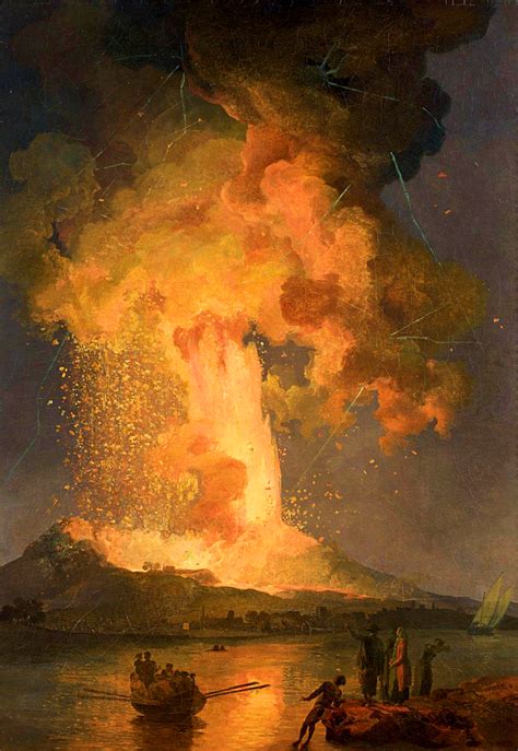 Gods and Foolish Grandeur: Eruption - paintings of Vesuvius by Pierre-Jacques Volaire