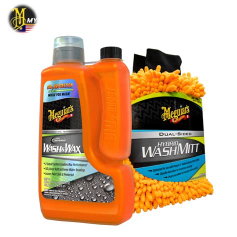 Meguiars Hybrid Ceramic Wash Wax G210256 Meguiars Hybrid Wash Mitt