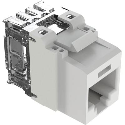 Panduit Nk X Mwh Q Utp Rj Cat A Keystone Punchdown Jack Module