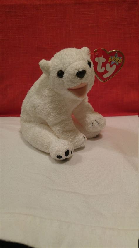 Aurora The Polar Bear White Ty Beanie Baby 2000 Etsy Polar Bear